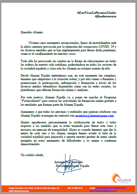 carta presidente